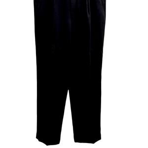 Vintage Men's Suit Pants Black Sz 35 Waist 32" Inseam Woven Dress Pant